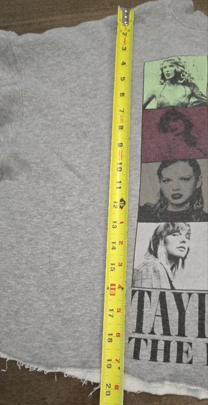Gray Graphic Crewneck Sweatshirt - The Eras Tour - Picture 6 of 7
